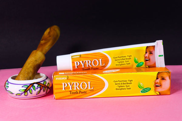 Pyrol tooth paste
